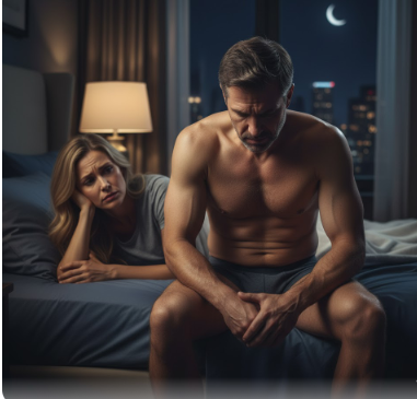 man with impotence over 40